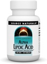 Source Naturals Alpha Lipoic Acid Sağlıklı Şeker Metabolism, Liver Function & Energy Generation * -100 mg - 60 Tabletler