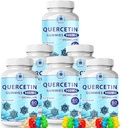 Quercetin Gummies - Bromelain Vitamin C + çinko Vitamin D3 ile Quercetin 900 mg Supplements - Çocuklar ve Yetişkinler için Quercetin (6)