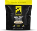 Yüzde 100 Whey, Yerli Whey proteini - Temiz Post Workout Recovery, Digesting, Zero Yapay Flavors & Sweeteners, Gluten Free, 5.5g BCAA, 2.6g Leucine, Vanilla Bean 4 lb.