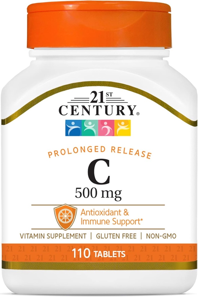 21ος αιώνας C 500 mg Tabletισκία παρατεταμένης αποδέσμευσης, 110 κόμης (21190)