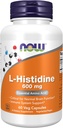 Şimdi Tamamlar, L- Histidine 600 mg, Essential Amino Asit, Normal Beyin Fonksiyonu için Eleştirel *, Immune System Support*, 60 Veg Capsules