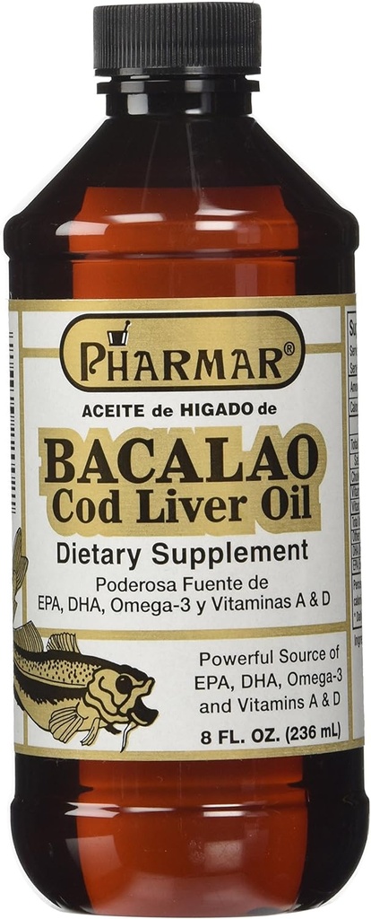 Pharmark Aceite De Higado De Bacalao Cod Liver Oud (8 Ουγγιά)