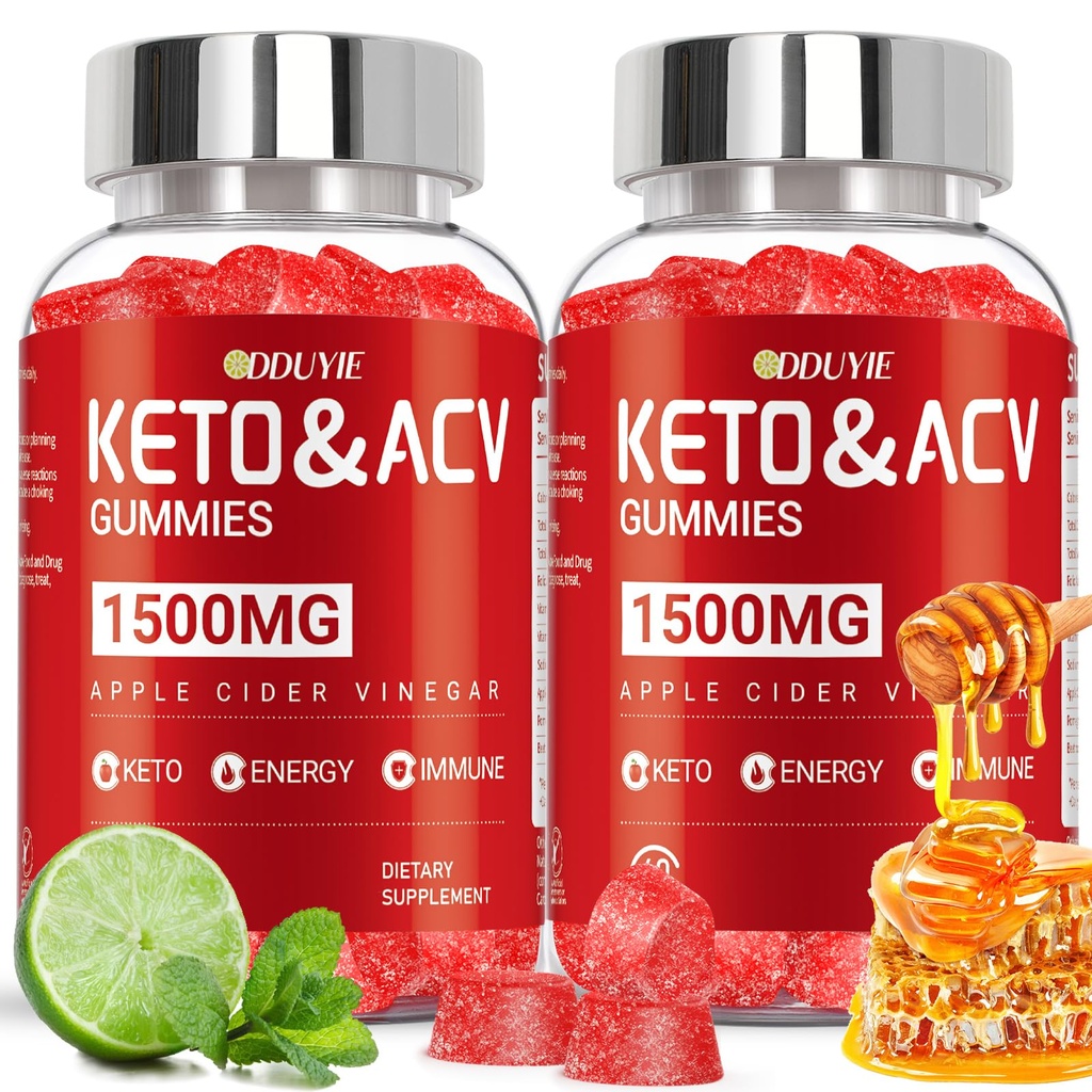 Kilo kaybı için Keto ACV Gummies - 1500 mg Keto ACV Gummies Advanced Kilo Kaybı - Pomegranate Beetroot & Vitamin B12 B6 - GMO Free & Made in USA - 120 Count (2 Pack)
