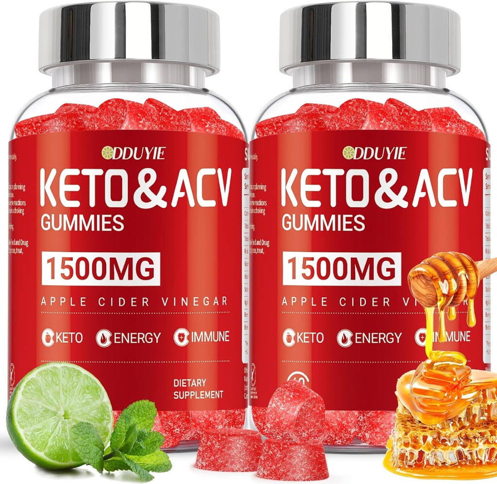 Kilo kaybı için Keto ACV Gummies - 1500 mg Keto ACV Gummies Advanced Kilo Kaybı - Pomegranate Beetroot & Vitamin B12 B6 - GMO Free & Made in USA - 120 Count (2 Pack)