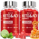 Kilo kaybı için Keto ACV Gummies - 1500 mg Keto ACV Gummies Advanced Kilo Kaybı - Pomegranate Beetroot & Vitamin B12 B6 - GMO Free & Made in USA - 120 Count (2 Pack)