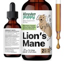 Sonsuza dek Puppy Lions Mane Mushroom Supplement for Dogs - Beyin & Focus Support - Sıvı Lion's Mane Mushroom for Dogs - Canine Vitamins and Supplements - Sugar & Alkol Free Drops - 2 fl oz