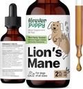 Sonsuza dek Puppy Lions Mane Mushroom Supplement for Dogs - Beyin & Focus Support - Sıvı Lion's Mane Mushroom for Dogs - Canine Vitamins and Supplements - Sugar & Alkol Free Drops - 2 fl oz
