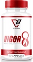 NutraRize Vigor 8 for Men, Vigor 8 Pills Male Enhancing Formula, Vigor Eight Supplement Capsules Test Boost, Vigor8 Stamina ATM Yorumlar Horny Goat Weed Tongkat Ali (60 Capsules)