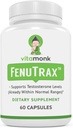 VitaMonk FenuTrax™ Fenugreek Extract Powerful 50% Fenugreek Seed Extract Standardized for Fenuside - High Furostanol Glycoside and Saponin Content When Compared to Testofen - 60 Capsules