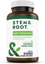 Stem & Root Daily Immunity Herbal Supplement ile çinko ve BeniCaros - Sağlıklı Immune Sistemi Destek - Bitkiler tarafından desteklenen 30 Pack
