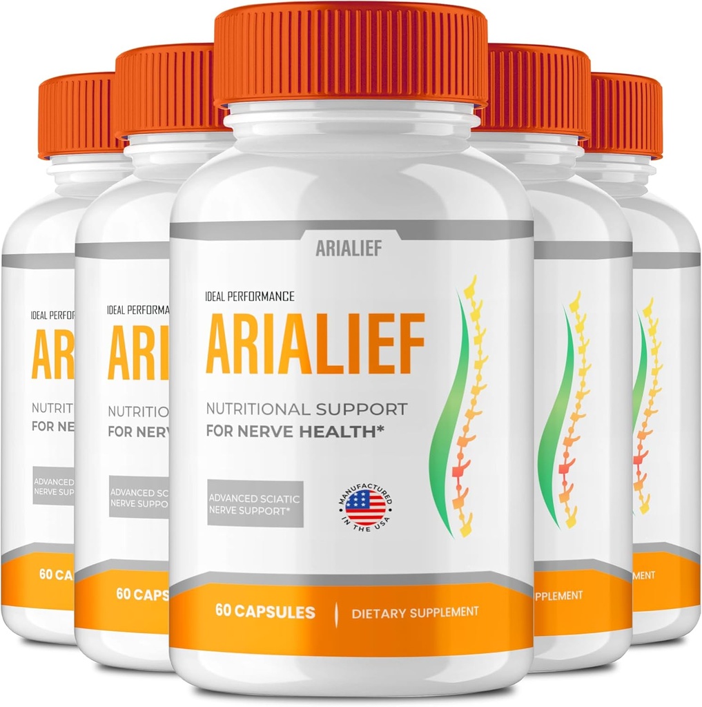 Arialief Capsules for Neuropati için Arialief, Arialief primepalm for Neuropati & Sciatica, Arialief Primepalm Supplement Pills, Arialief Vitamin Yorumları (5 Paket)