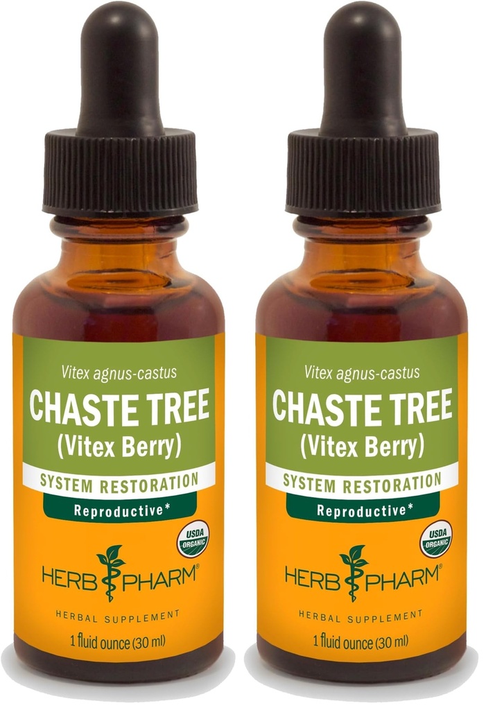 Herb Pharm Chaste Ağacı Kadın Reproductive System Support - 1 Ounce (DCHASTE01) (Pack of 2)