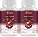 Urolithin A Supplement 1500mg – Προηγμένη Φόρμουλα Ουρολιθίνης με Προβιοτικό & Προβιοτικό Σύμπλεγμα και 30% Εκχύλισμα Ρόδι – για Ενέργεια, Μιτοχονδριακά & Αντιοξειδωτικά – 120 Softgels (2 Μπουκάλια)