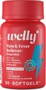 Welly Remedies | OTC Pain & Fever Reliever: Ibuprofen | Ağrı Yardım/Fever Ayarlar | Proven Active Malzemeler ile Tıp