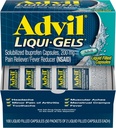 Advil Liqui-Gels Pain Reliever ve Ateşi, Ibuprofen 200 mg for Headache, Backache, Menstrual Pain and Common Pain Relief - 50x2 Sıvı Doldurulmuş Kapsüller