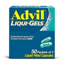 Advil Liqui-Gels Pain Reliever ve Ateşi, Ibuprofen 200 mg for Headache, Backache, Menstrual Pain and Common Pain Relief - 50x2 Sıvı Doldurulmuş Kapsüller