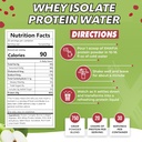 XMafia – Protein Water, Clear Protein Powder – 30 Servings, 20g Protein, 27 oz - Hydrator Whey Isolate - 0g Λακτόζη, 0g Ζάχαρη, Keto-Friendly - Apple - Iso Juice Protein, μετά την προπόνηση