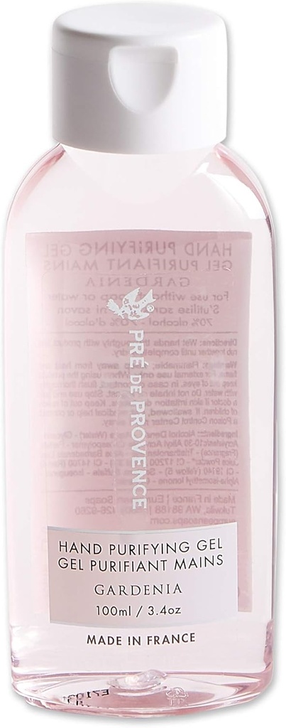 Pre de Provence Gelişmiş Alkol Tabanlı El Sanitizer, Gardenia, 3.4 Akışkanlar Ounces