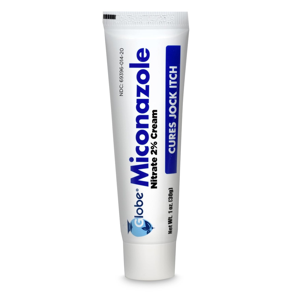 Globe Miconazole Nitrate 2 Antifungal Krem 1 oz, Çoğu Sporcu Ayak, Jock Itch, Ringworm ve More.