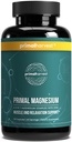 Magnezyum Supplement Kompleksi 310 mg Primal Harvest tarafından Magnezyum Glycinate, Citrate, Malate ve çinko 120 Capsules