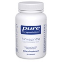 Pure Encapsulations Ashwagandha - 500 mg Ashwagandha Extract - Metabolism & Stres Desteği - Immune Support - GMO Free & Vegan - 60 Capsules