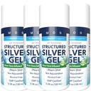 Ekstra Kuvvetli Koloidal Silver Gel 30ppm with Aloe Vera - pH Dengeli Yapılı Gümüş - Triple Strength Soothe & Relieve - Easy Pump Şişe, 3.38Oz (4 Pack)
