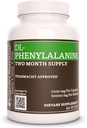 Remedy'nin beslenme DL-Phenylalanine (DLPA) | 1000 mg, 60 Vegan Capsules Diyeter Supplement | Two Moon Supply