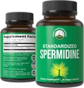 Συμπλήρωμα σπερμιδίνης Ultra High Strength Standardized to 99% Spermidine Trihydrochloride. Πιο ισχυρό από το εκχύλισμα σιταριού. Κάψουλες Vegan για υγιή γήρανση, μακροζωία. Ελεγμένα συμπληρώματα ΗΠΑ