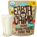 DünyaChimp Organik Vegan Protein Tozu - Probiyotiklerle - GMO, Süt Ücretsiz, Whey, Fabrika Kadınlar ve Erkekler için Temel Protein Tozu, Gluten Free - 52 Hizmetler 64 Oz (Plain & Unsweetened) Hayır Scoopop