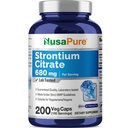 NusaPure Strontium 680 mg 200 Χορτοφαγικά Καπάκια (Non-GMO, Vegan)