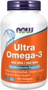 Şimdi Gıdalar - Ultra Omega-3 500 EPA/250 DHA - 180 Softgels