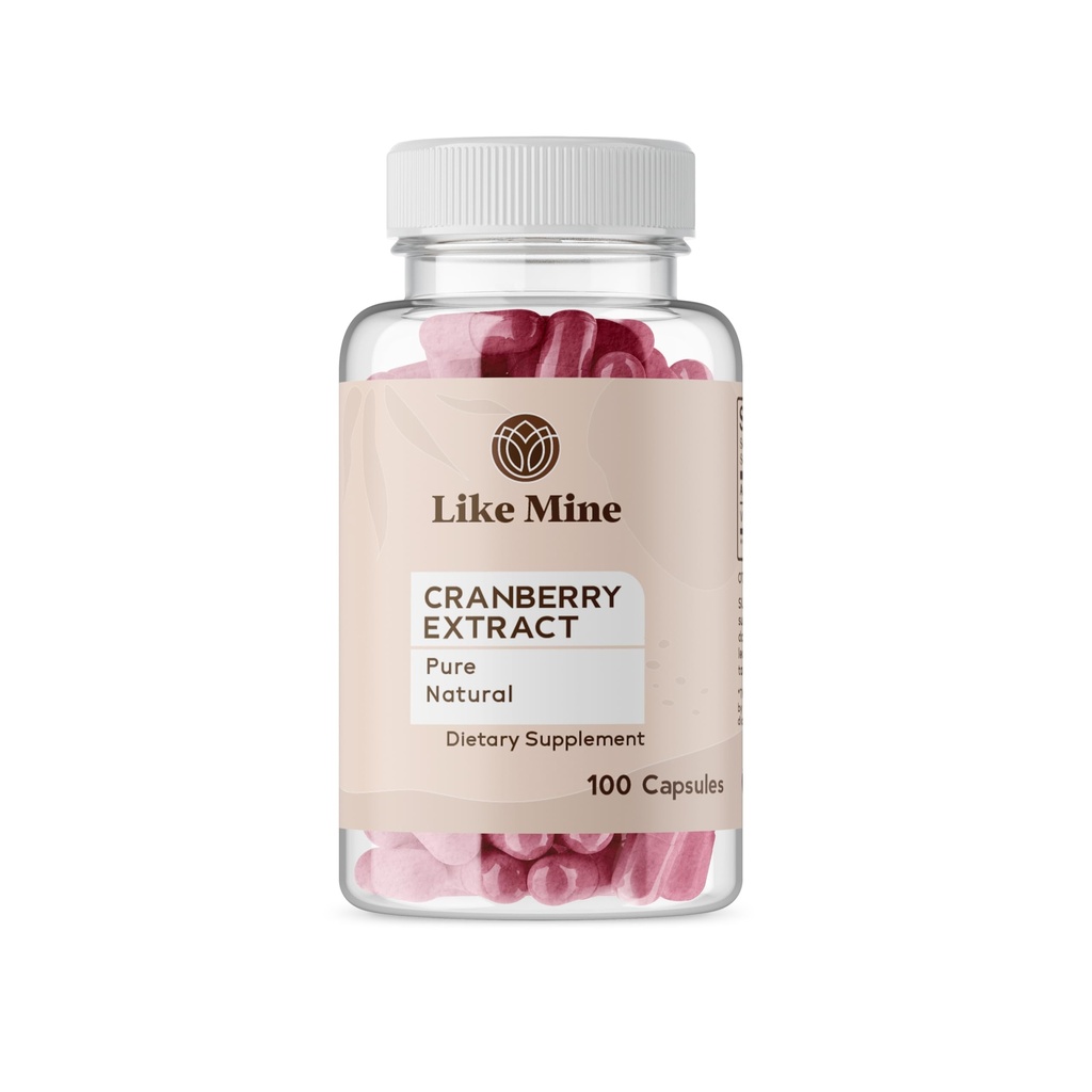Mine Cranberry Extract (100 Capsules) Pure gibi, Nomixs, Single Materials (100 Count)