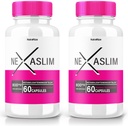 (2 Pack) Nexaslim Capsule, Nexaslim Metabolism Booster Formula, Dietary Supplement for Advanced Weight Loss, Maximum Strength All-Natural Pills for Targeting Belly Fat, Nexa Slim Review (120 Capsules)
