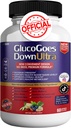 Gluco πηγαίνει κάτω Ultra συμπλήρωμα διατροφής, 60 κάψουλες, μέγιστη δύναμη, Υποστηρίζει υγιή επίπεδα ζάχαρης αίματος, Βελτιστοποιεί τη συνολική υγεία - Συσκευασία του 1