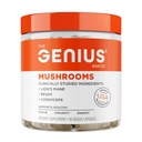 The Genius Brand Genius Mushrooms - Plant-based Supplement for Immune, Focus & Energy Support - Lion's Mane, Cordyceps & Reishi - Organic & Non-GMO - 90 Κάψουλες Veggie