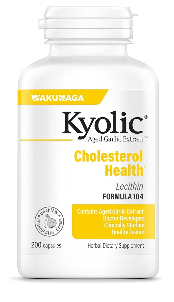 Kyolic Aged, Extract Formula 104, Cholesterol Health