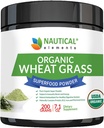 Buğdaygrasss Toz - USDA sertifikalı Organik Buğday Çim Toz Bu Temel Asitlerde Zengin, Chlorophyll, Antioksis, Fatty Acids, Minerals & Vitaminler - US Grown - Vegan & Non-GMOfood Supers