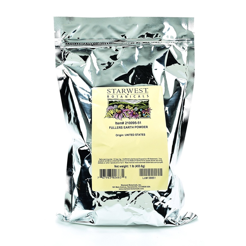 Starwest Βοτανικά Fuller's Earth Powder, 1 λίρα