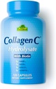 Premium Collagen Hydrolysate By Alfa Vitamins - Anti-Aging Nutritional Supplement Rich In Vitamin C - Skin, Nails & Hair Rejuvenation - Supports Bone & Muscle Health - Made In USA - 120 Capsules