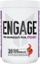 FINAFLEX Engage Pre Workout, Sour Watermelon - Tren Harder, Longer & Güçlü - Kretain, Beta-Alanine, Alpha GPC, Citrulline & Caffeine - 20 Servisler