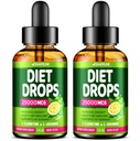 (Pack of 2) Diyet Drops - ABD'de Yapılan - Kadınlar ve Erkekler için Suppressant - Doğal Metabolism Branson - Garcinia Cambogia, L-Arginine & L-Glutamine 1 Fl Oz