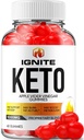 Ignite Keto ACV Gummies - Advanced Formula Ignite Keto Plus ACV Gummies Apple Cider Vinegar Ignite ACV Συμπλήρωμα διατροφής Άνδρες (60 Gummies)