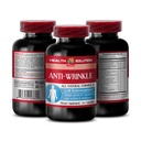 Βιταμίνη Ε κολλαγόνο - ANTI-WRINKLE COMPLEX - ιχνοστοιχεία του δέρματος, Αντιγηραντική φυσική φόρμουλα, αντιρυτιδικές κάψουλες για το πρόσωπο, αντιρυτιδικό ορό, άλφα λιποϊκό οξύ, αντιρυτιδικά χάπια για τις γυναίκες, 1B 60 Caps