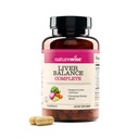 NatureWise Liver Balance Detox Supplement - Triple Tamir Formula with Milk Thistle, Dandelion, Turmeric, Artichoke, Reishi Mushroom & Kudzu, - Vegan - 120 Capsules[60-Day Supply]