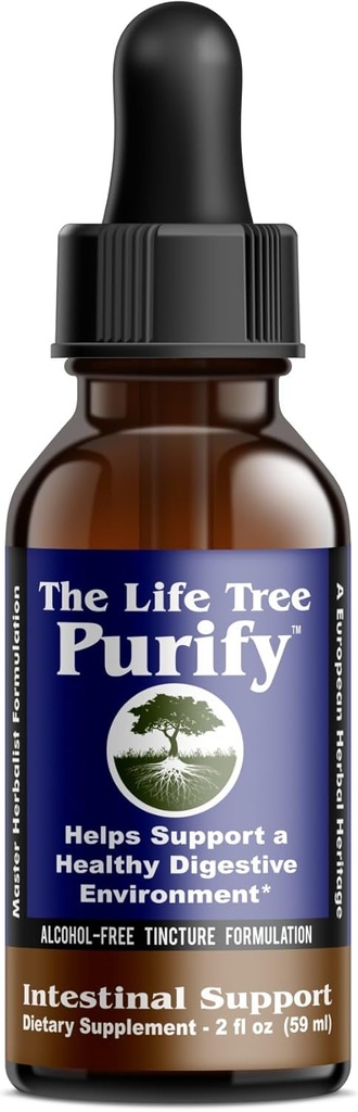 Καθαρίστε - Certified Organic Advanced Intestinal Support and Microbial Cleanse for Humans and Pets - Δεν περιέχει Wormwood - 2 fl oz Tincture Formulation.