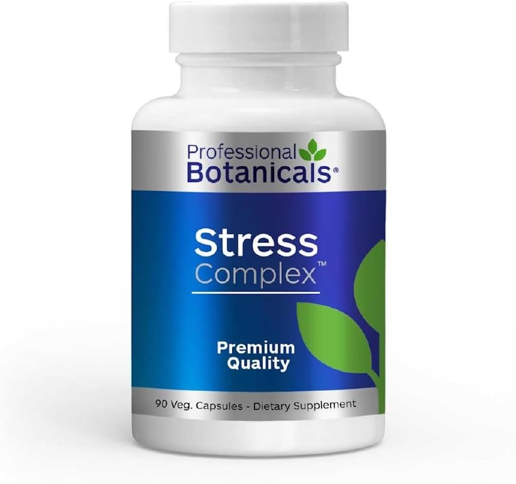 Profesyonel Botaniklar Stres Kompleksi, Stres, Enerji ve Mood Destek - 60 Vejetaryen Capsules