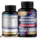 Cadane Resveratrol Supplement - 10in1 Plus με Quercetin, Μπερβερίνη, Πράσινο Τσάι, Σπόροι σταφυλιού, Hawthorn Berry, Turmeric, Rhodiola Rosea, Ginkgo Biloba, και Μαύρο Πιπέρι - 60 κάψουλες