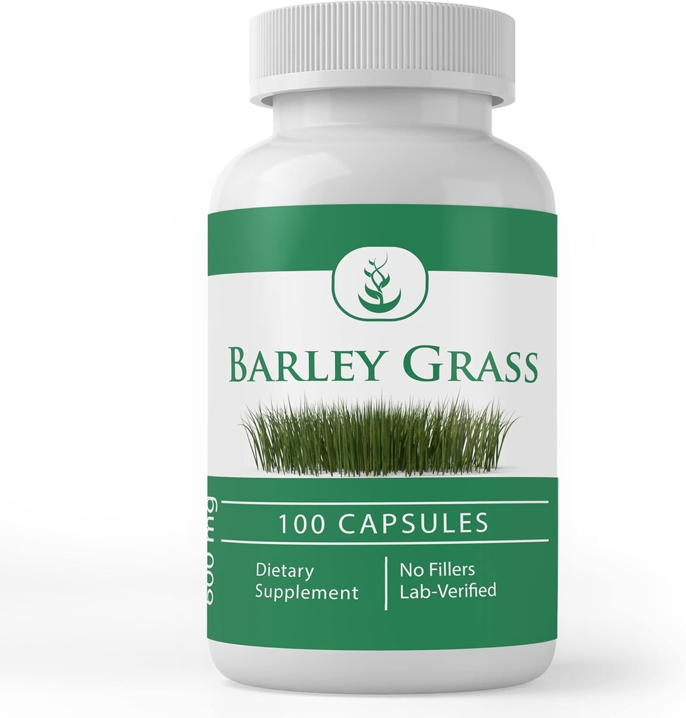 Αμιγώς πρωτότυπα συστατικά Κριθάρι Grass, (100 κάψουλες) Πάντα καθαρό, χωρίς πρόσθετα ή πληρωτικά, Εργαστήριο Επαληθευμένο
