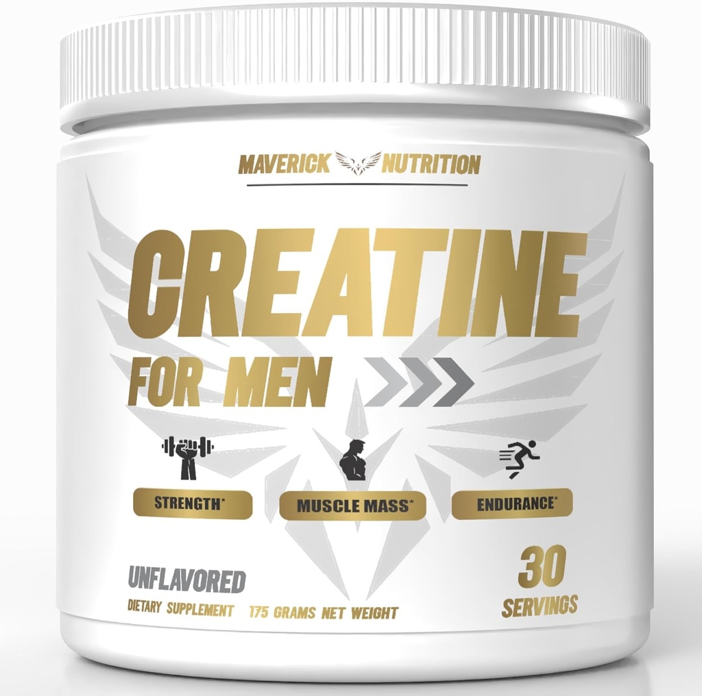 Creatine HMB - Creatine Powder for Men - Creatine Powder - Creatine Supplement - Creatine for Men - HMB Creatine - Creatine - Creatine Monohydrate - 30 Servings - Unflavored (Mens Creatine)