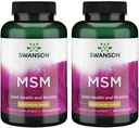 Swanson Msm 1, 000 mg 120 Caps (2 Συσκευασία)